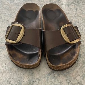 Birkenstock Madrid big buckle bronze 40